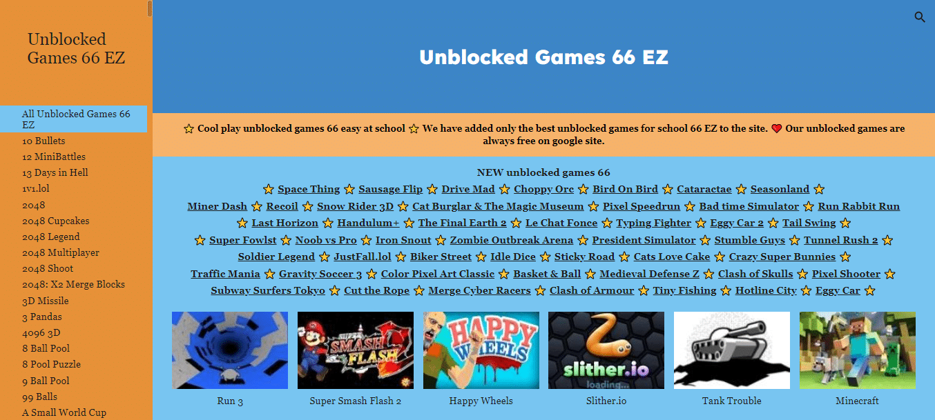 What Are 66ez Unblocked Games?